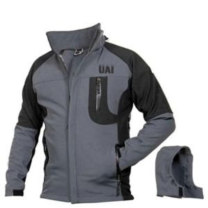 2025 New Design <b>Winter</b> Hooded Unisex Softshell Jacket Waterproof with Custom Logo and Front Zipper - Product Image 2