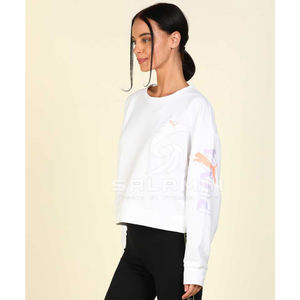 For <b>Women's</b> Lightweight Fleece Streetwear Lined Washed Sweatshirt Custom LOGO Winter <b>Long</b> Sleeve <b>Hoodie</b> - Product Image 3