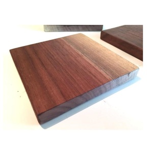 Tasse à thé en bois d'acacia, dessous de verre, tapis à thé carré en noyer noir, avec pièce de haute qualité, de couleur foncée naturelle - Product Image 6