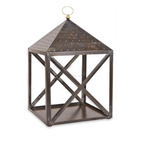 Portavelas de linterna galvanizada, portavelas de Metal de alta calidad, para Navidad - Product Image 3