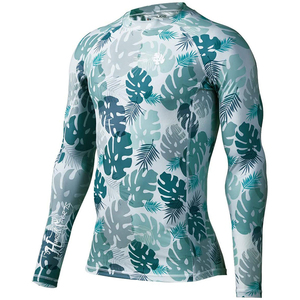 Chemise de compression unisexe 3D Rash Guard vêtements de fitness à séchage rapide avec impression sublimée en polyester spandex MMA Sport - Product Image 5