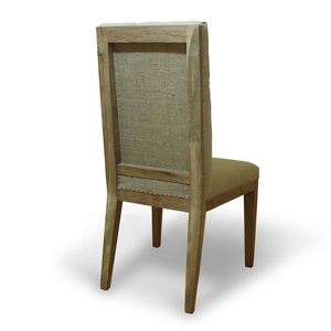 Sillas de comedor de madera maciza con acabado desgastado antiguo, reciclar madera de teca - Product Image 4