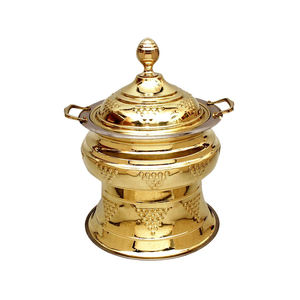 หม้อเสิร์ฟอาหารโรงแรมหรูหราหม้ออบโลหะชุบทองอุปกรณ์สำหรับจัดเลี้ยงในโรงแรม - Product Image 1