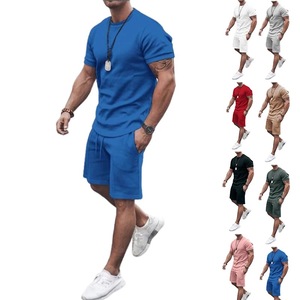 Nuevo Conjunto de Pantalones Cortos 2026, Camisetas y Conjuntos de Pantalones Cortos con el Último Diseño de Rayas Impresas a Color, Camiseta y Pantalones Cortos con Logotipo Personalizado - Product Image 6