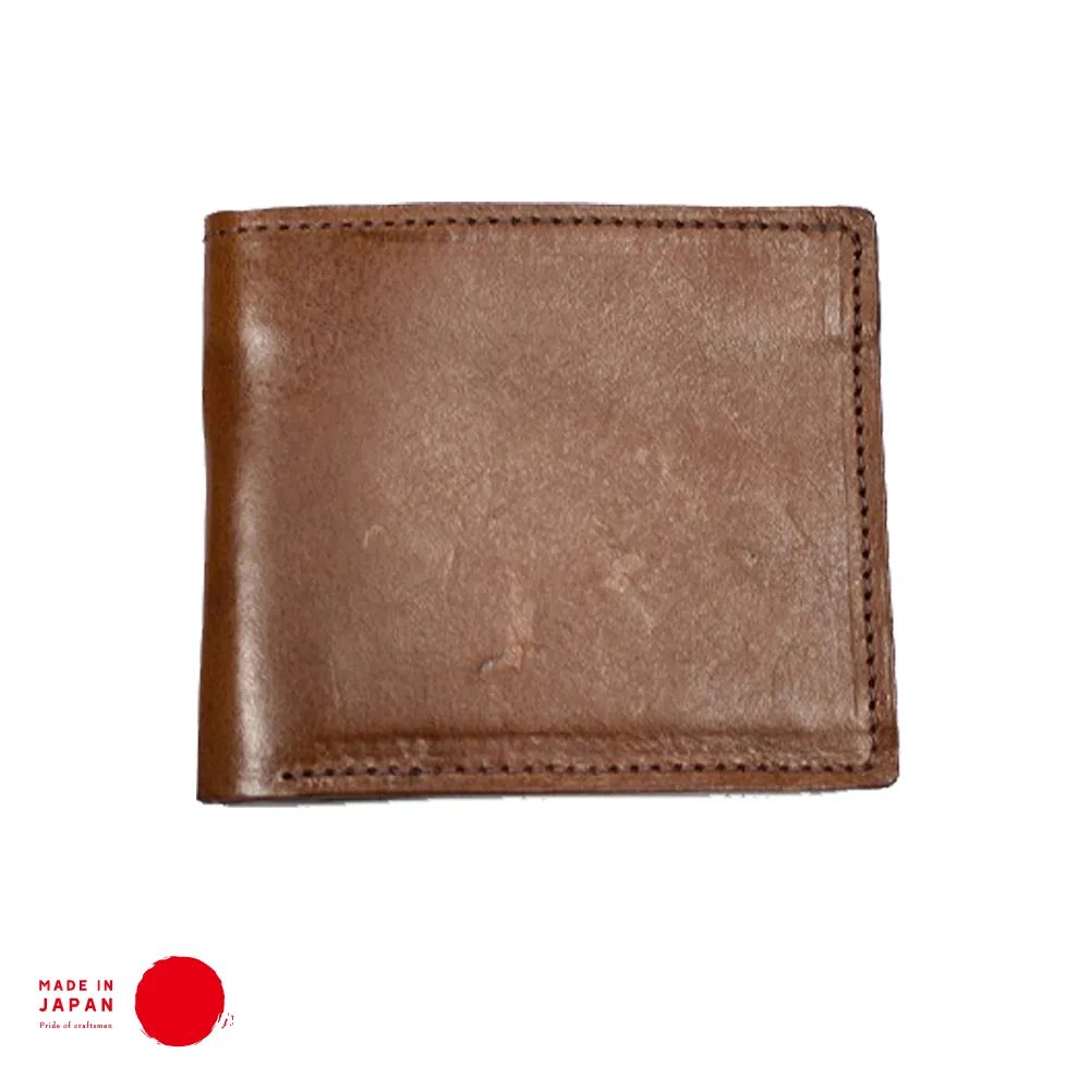 TOCHIGI-Leather Bifold Wallet, Made в Japan