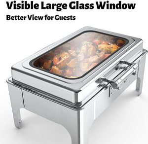 Findking — ensemble de plats à gaufres, chauffe-aliments, en acier inoxydable, pour fête de mariage, hôtel et restaurant, utilisation du meilleur design - Product Image 5