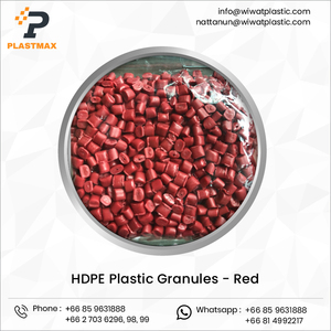 General <b>Plastics</b> Products Usage Injection Grade Red Pellets HDPE Injection Red <b>Plastic</b> Granules at Best Price - Product Image 2