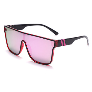 LMA Fashion Design Colorful Square Big Frame Shades Custom Luxury Brand Women UV400 Flat <span class=keywords><strong>Top</strong></span> Sunglasses 2024 High Quality - Product Image 5