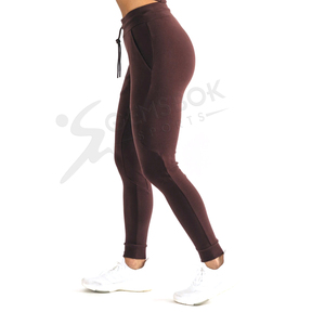 2022 nouveauté femmes ajusté simple brossé survêtement haute qualité personnalisé décontracté Fitness pantalon pour l'hiver en gros - Product Image 3
