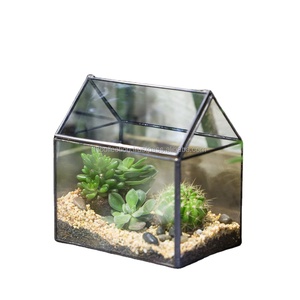 แก้วกระจกเทอราเรียม,แก้วทรงเลขาคณิตแก้วสีทอง - Product Image 1