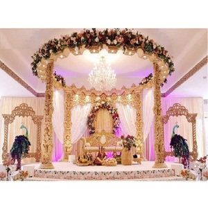 Set de manchettes en bois pour mariage, magnifique parterre de fleurs, Set décoratif privé, Design Floral, décoration, - Product Image 1