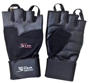 Gants de levage de puissance cm, Design personnalisé, support en cuir synthétique, rembourré, pour exercices de gymnastique, exercices de croix - Product Image 1