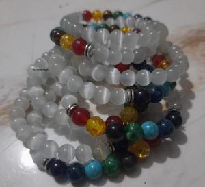 Selenite <b>Bracelet</b> Best Quality 8mm Selenite 7Chakra <b>Healing</b> Stones <b>Bracelet</b> Wholesale Crystal <b>Bracelets</b> for Sale - Product Image 1