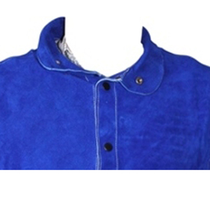 Chaqueta de soldadura resistente al calor, capa de cuero Partido de vaca de alta calidad, delantal de soldador - Product Image 3