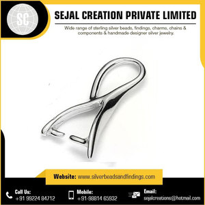 Prix de gros 925 pendentif en argent Sterling bélières plaqué résultats de bijoux pour artisanat et cadeaux tailles 3mm et 5mm - Product Image 5