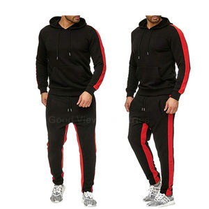 ชุดวิ่งแขนยาวสำหรับผู้ชาย,ชุดวอร์มชุดกีฬาเสื้อฮู้ดสำหรับฟิตเนสกางเกงวอร์มกางเกงกีฬายิม - Product Image 1