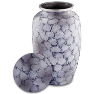 Dernière urne funéraire classique adulte haute capacité 220 Cu en métal pour columbarium de niche pour cendres humaines - Product Image 2