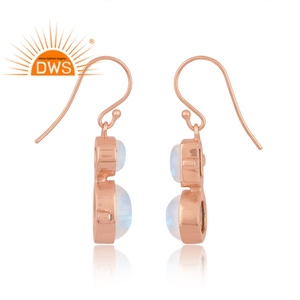 Pendientes colgantes de GEMA de labradorita y Topacio Azul de Londres, joyería de moda, último diseño - Product Image 3