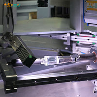 Máquina de impresión de botellas cónicas, máquina de impresión automática de pantallas de seda de varios colores