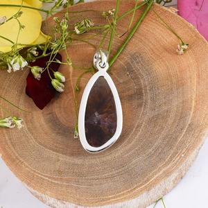 Piedra preciosa de cacoxenita Natural genuina colgante de cacoxenita auténtica Plata de Ley 925 colgante de cacoxenita rara regalo de calidad - Product Image 5