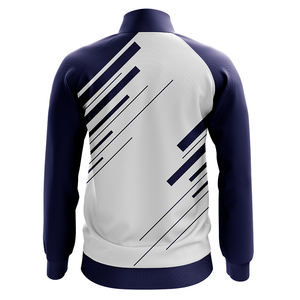 แจ็กเก็ตกีฬาฤดูหนาวแบบสลิมฟิตของผู้ชายตกแต่งด้วยลวดลายคอตั้งผ้าใบ - Product Image 6