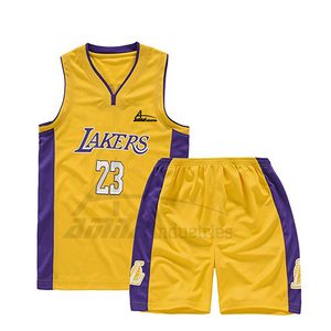 Uniforme de basket-ball homme, prix de gros/uniforme de basket-ball 100% Polyester - Product Image 3