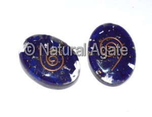 Cabujones Ovalados de Ágata de Ojo de Tigre con Tacto Real para Decoración del Hogar y Regalo - Product Image 2