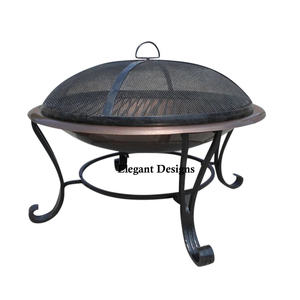 Customized Color <b>Round</b> Top Square Base Metal <b>Fire</b> <b>Pit</b> Rustic Finished Wholesale <b>Fire</b> <b>Pit</b> Affordable Metal <b>Fire</b> <b>Pit</b> - Product Image 6