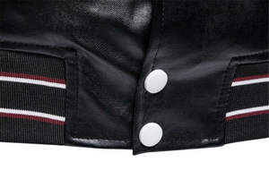 แจ็คเก็ตบอมเบอร์สำหรับผู้ชาย,เสื้อแจ็คเก็ตหนังแจ็คเก็ตขี่มอเตอร์ไซค์เข้ารูปมีซิปผลิตในปากีสถาน Sialkot - Product Image 6