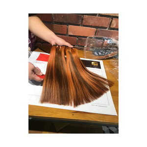 Extensiones de cabello Virgen Remy 100% Cabello humano sin procesar Cutícula alineada Muestra gratis Paquetes Cierre 8 "-30" Onda recta sedosa - Product Image 6