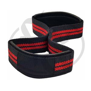 Correa de cuero de algodón de alta calidad para gimnasio, entrenamiento físico, logotipo personalizado para levantamiento de pesas - Product Image 5