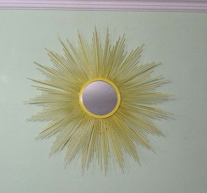 Decoración de pared de Metal espejo Luz de lujo sala de estar metal hierro pared arte decoración del hogar lujo gran oferta arte de la pared Decoración - Product Image 3