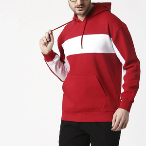 Sudaderas con capucha de mezclilla bordadas y con relieve, cuello redondo, de algodón tejido, con logo personalizado, tallas grandes, oversize, para hombre y mujer - Product Image 3