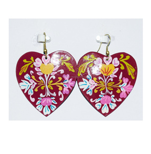 Flower Painted Metal Earrings for trending accessories Jewelry Earrings Vvs Diamond Chain Gift <b>Box</b> Dropshipping Fashion Jewelry - Product Image 6