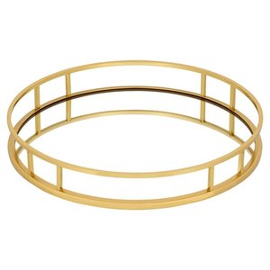 Bandeja DE SERVICIO DE ESPEJO Bandeja de diseñador hecha a mano de calidad superior Clásico Elegante al por mayor Nueva bandeja de servicio de espejo de lujo - Product Image 3