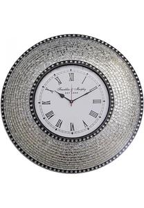 Home Decor Premium Luxury Mosaic Mirror <b>Glass</b> Wall Clock - Product Image 6
