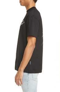 Mens Cotton Funny Emojis Print Breathable Loose Round Neck T-Shirts - Product Image 3