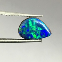 Opale doublette australienne naturelle de haute qualité, gemme multicolore, cabochon antique non monté