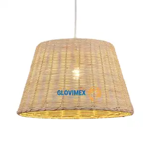 100% Eco-Friendly Bamboo Pendant Light for Bedroom Ornamentation Handmade <b>Vintage</b> Lighting for Interior Decor Made in Vietnam - Product Image 1