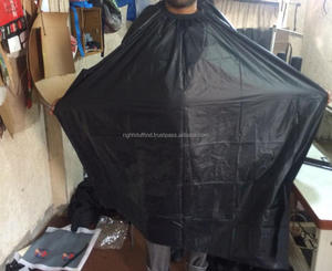 2020 150 Cm * 140 cm capa de peluquero profesional, capa de salón de corte de pelo delantal de peluquería negro impermeable - Product Image 1