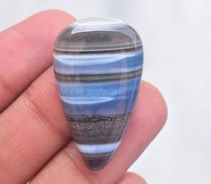 โอปอลสีฟ้าสำหรับทำเครื่องประดับอัญมณีทรงหลวม,อัญมณีโอปอลสีน้ำเงินลายสวยสำหรับทำเครื่องประดับ - Product Image 1