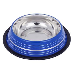 Bols et mangeoires pour chiens en acier inoxydable gaufré écologique de haute qualité pour animaux de compagnie au meilleur prix du vendeur indien et du fournisseur - Product Image 1