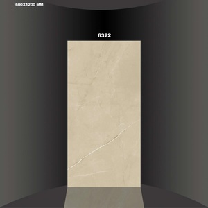 กระเบื้องปูพื้นเซรามิกพอร์ซเลนสีเบจเงา ขนาด 60x120 ซม. - Product Image 2