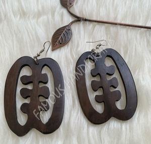 Pendiente de madera - Product Image 1