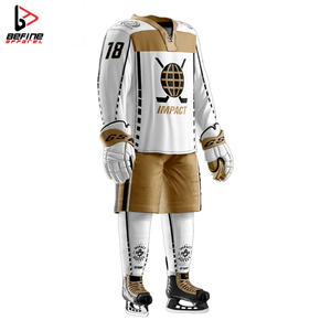 OEM定制标志曲棍球运动衫升华冰球制服，定制面料包括裤子 - Product Image 3
