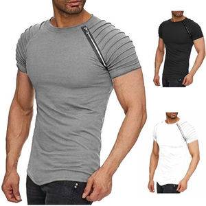 Oem personnalisé De Haute Qualité 210gsm 100% coton t-shirts pour hommes personnalisé T-shirt - Product Image 1