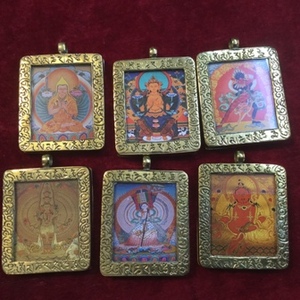 Colgantes y dijes de moda budista Colgantes de pintura Thanka - Product Image 4