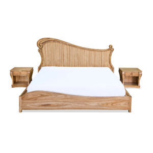 เตียงไม้เนื้อแข็ง โทจ ดีไซน์ทันสมัย ตกแต่งแบบธรรมชาติ เฟอร์นิเจอร์ห้องนอน เตียงไม้ เฟอร์นิเจอร์บ้านและโรงแรม - Product Image 2