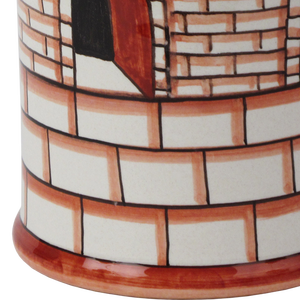 Soporte de cerámica para decoración del hogar, utensilio italiano hecho a mano - Product Image 3