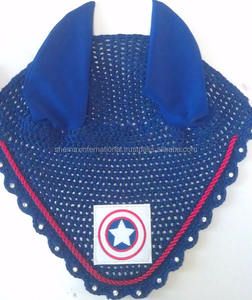 SHEMAX 2024 VOILE MOUCHE ÉQUITATION CHEVAL FILET D'OREILLE CROCHET OREILLE BONNET CHAPEAU ÉQUESTRE - Product Image 4